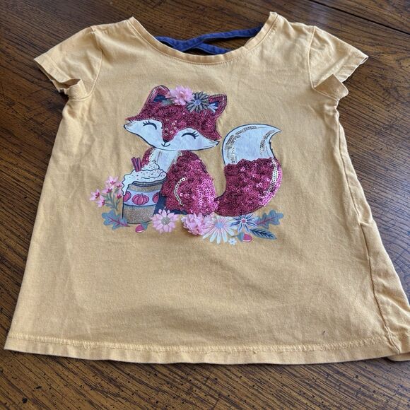 Isaac Mizrahi Girls Size XS(4) Short‎ Sleeve Shirt Cute Animals Casual Going Out - Picture 2 of 8